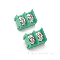 Blocos terminais de barreira de 7,62 mm verde 2P